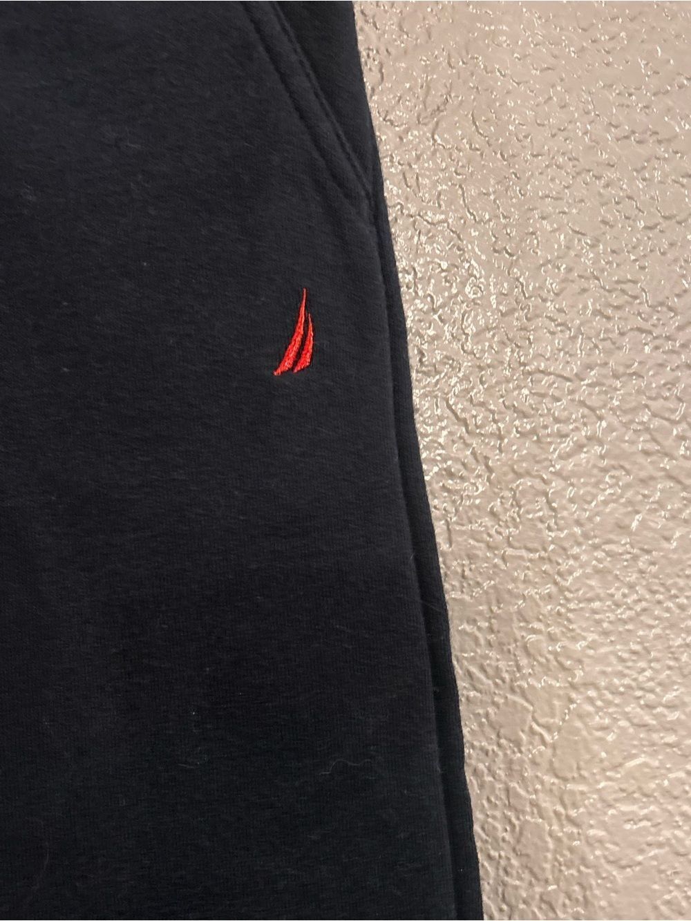 Nautica Kids Black Sweat Joggers with Red Logo 4T - Picture 2 of 6